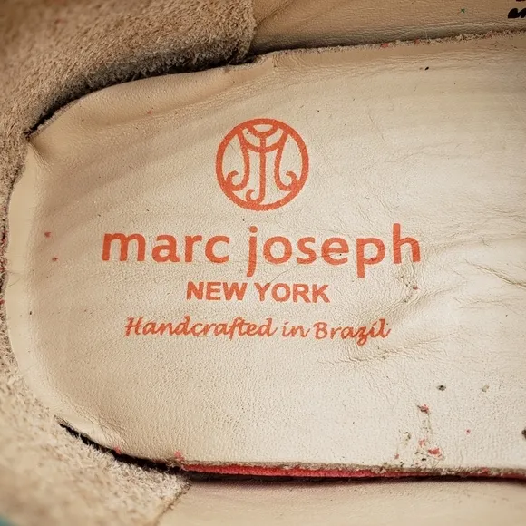 Marc Joseph | NIB Holland Pacific Napa Silver Star Leather Loafers Girl's 5.5