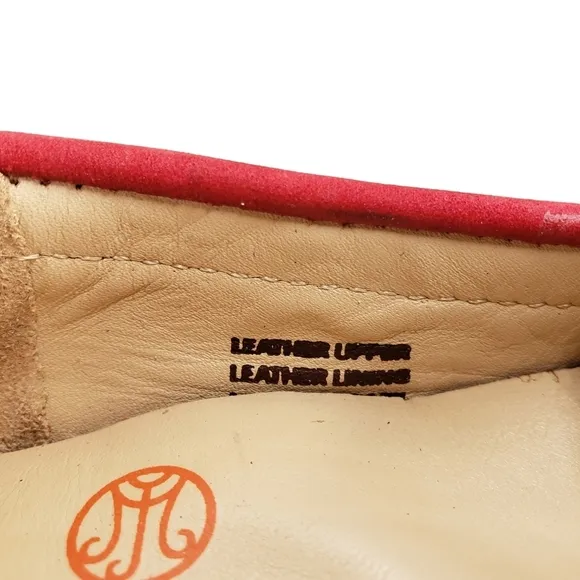 Marc Joseph | NIB Holland Red Nobuck Gold Star Leather Chic Loafers Girl's 12
