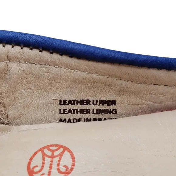 Marc Joseph | NIB Louisville Blue Nobuck Leather Preppy Studded Loafers Girl 11