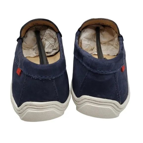 Marc Joseph | NIB Louisville Navy Nobuck Blue Leather Studded Loafers Girl's 4.5