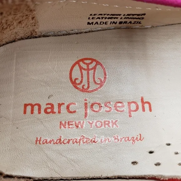 Marc Joseph | NIB Louisville Pink Nobuck Leather Studded Loafers Girl's 12.5