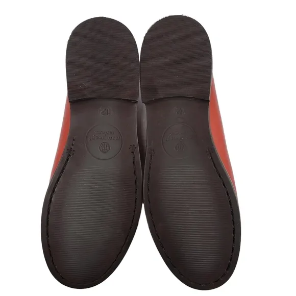 Marc Joseph | NIB Madison Coral Napa Silver Star Leather Loafers Girl's 12