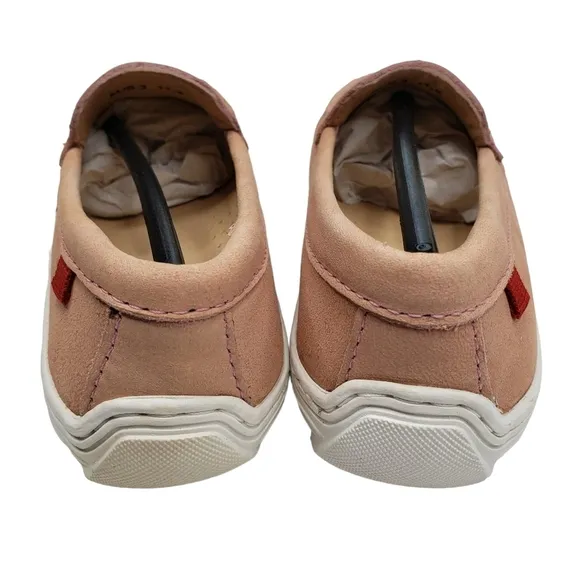 Marc Joseph | NIB Mott St Blush Nobuck Silver Grommet Leather Loafers Girls 11.5