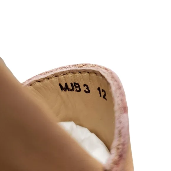 Marc Joseph | NIB Mott St Blush Nobuck Silver Grommet Leather Loafers Girl's 12