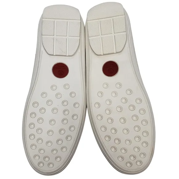 Marc Joseph | NIB Mott St Blush Nobuck Silver Grommet Leather Loafers Girl's 2.5