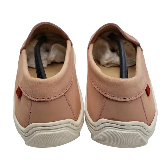 Marc Joseph | NIB Mott St Blush Nobuck Silver Grommet Leather Loafers Girl's 2.5