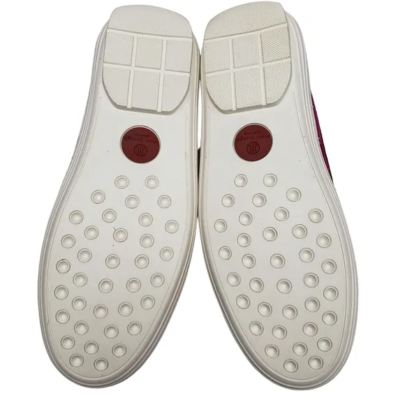 Marc Joseph | NIB Mott St Pink Nobuck Silver Grommet Leather Loafers Girl's 1