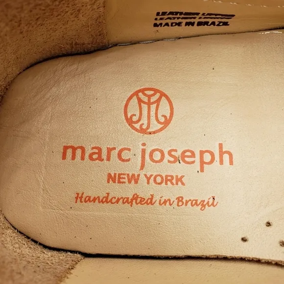 Marc Joseph | NIB Mott St Pink Nobuck Silver Grommet Leather Loafers Girl's 3.5