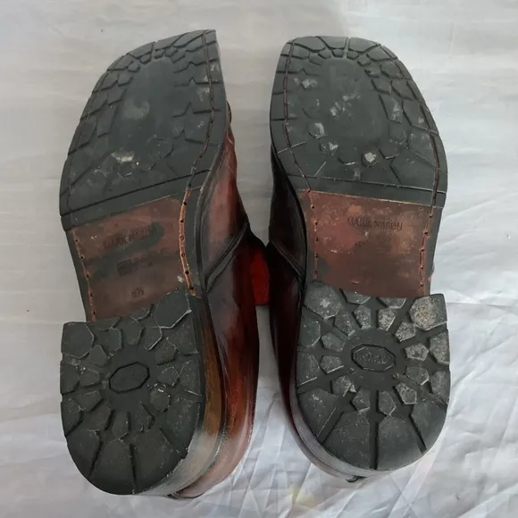 Marc Nason Rock Never Dies Leather Italian Slip-on Loafers Men’s Size 8