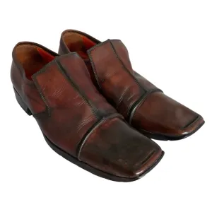 Marc Nason Rock Never Dies Leather Italian Slip-on Loafers Men’s Size 8