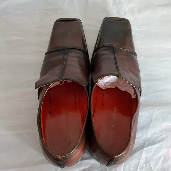 Marc Nason Rock Never Dies Leather Italian Slip-on Loafers Men’s Size 8