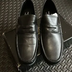 Marc Joseph NY Men's Size 13 Lexington Slip On Loafers Black Napa Leather