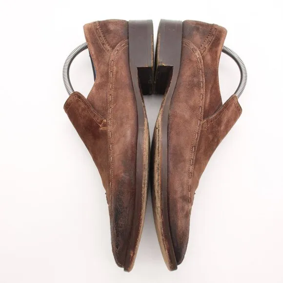 Mark Nason Rock Never Dies Loafers Slip On Brown Leather Men’s Size 8