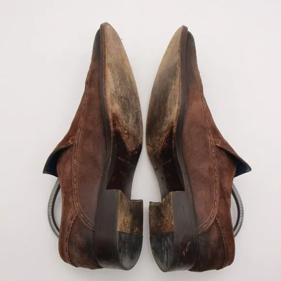 Mark Nason Rock Never Dies Loafers Slip On Brown Leather Men’s Size 8