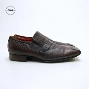 Mark Nason Vintage Men's Vero Cuoio Square Loafers in Brown Men Size 10