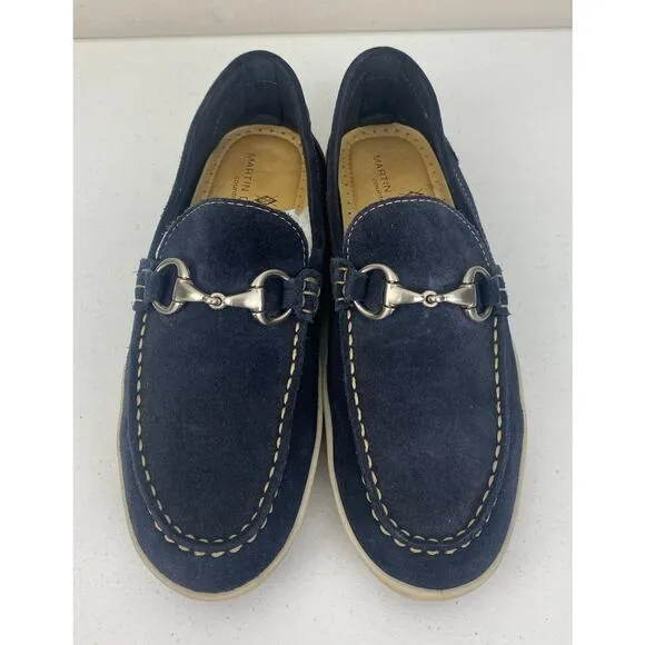 Martin Dingman Countrywear Thruston suede horsebit buckle slip-on loafers 8.5