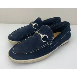 Martin Dingman Countrywear Thruston suede horsebit buckle slip-on loafers 8.5