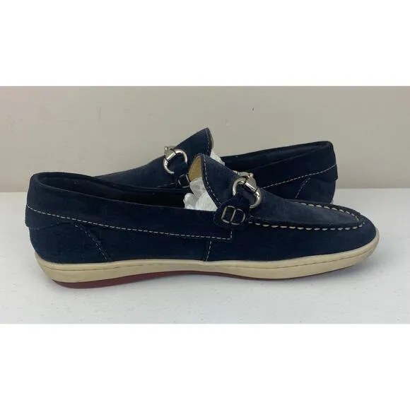 Martin Dingman Countrywear Thruston suede horsebit buckle slip-on loafers 8.5
