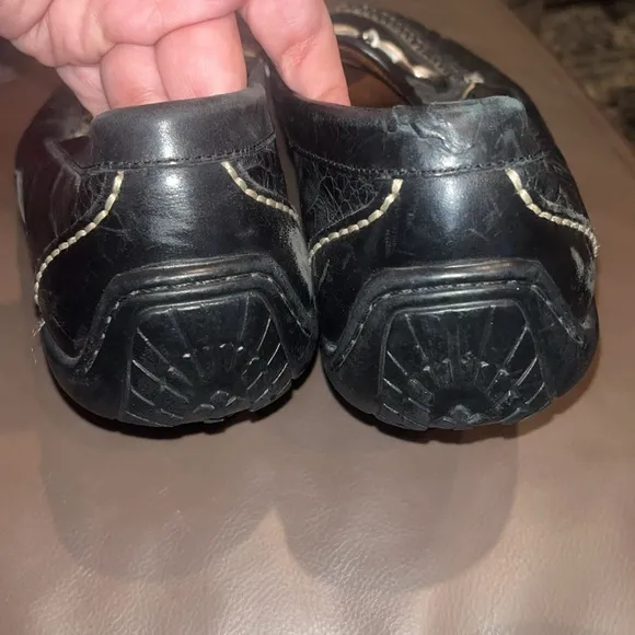 Martin Dingman Horse bit Loafers Size 9 Black