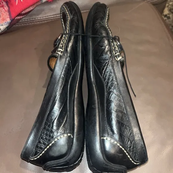 Martin Dingman Horse bit Loafers Size 9 Black