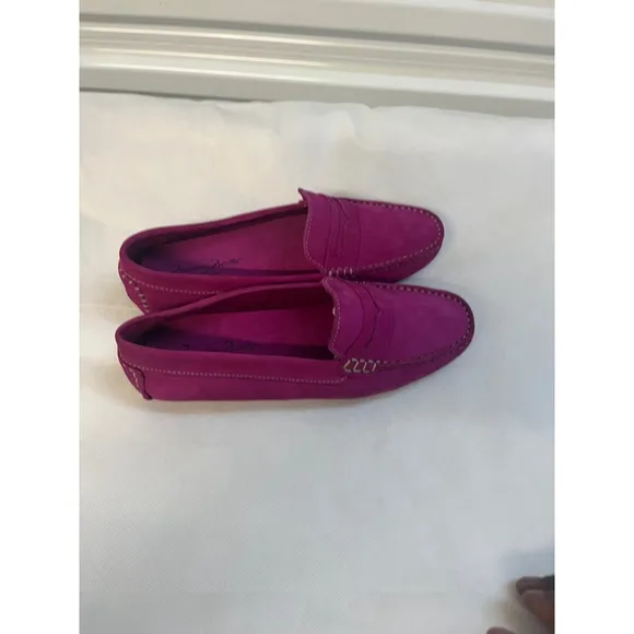 Massimo Matteo Firenze Women’s Penny Keeper, Purple Slip-On Loafers, Size 8B