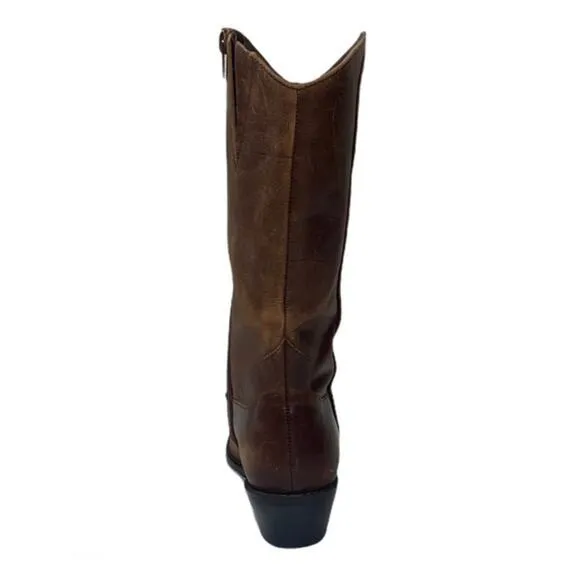 Matisse Embossed Brown Western Boots | Size 6.5M