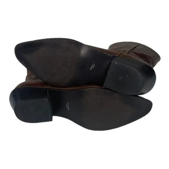 Matisse Embossed Brown Western Boots | Size 6.5M