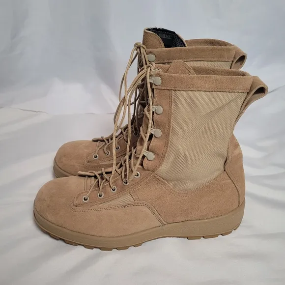 McRae Men's GorTex Vibram Desert Coyote Tan Army Combat Military Boots Size 11R