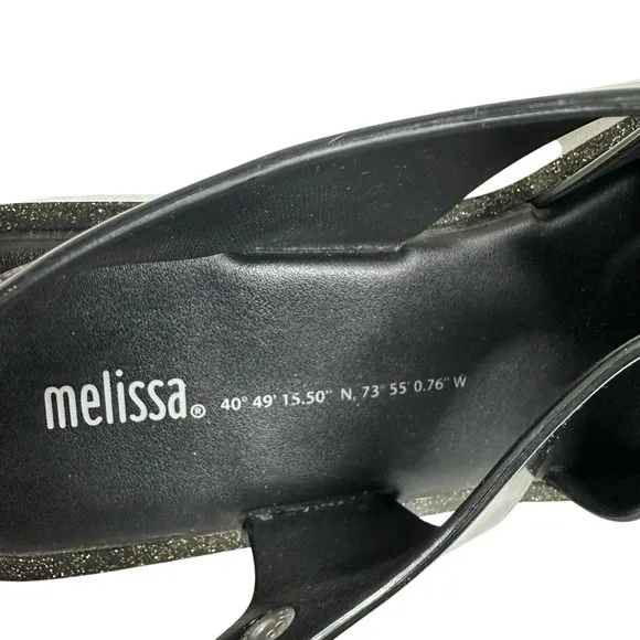 Melissa Black Women's Sandals Size 10