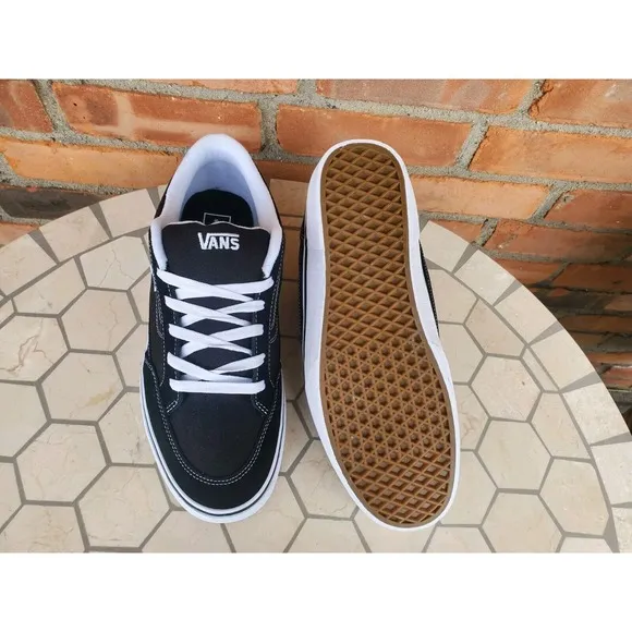Men Size 11.5 VANS Bearcat Black White Skate Rare Skateboarding Rare