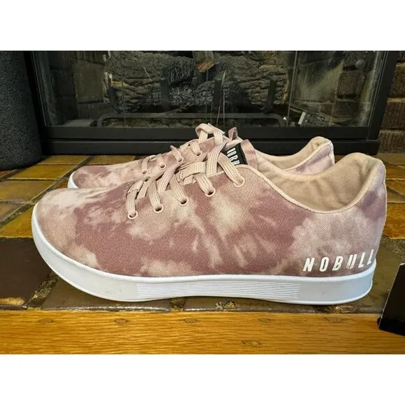 Mens 9.5 No Bull Dusty Rose Tie Dye Canvas Athletic Training Sneakers