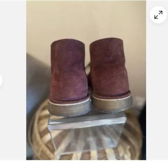 Mens Clarks Desert Boots Designed in England Burgundy size US 10 Rare