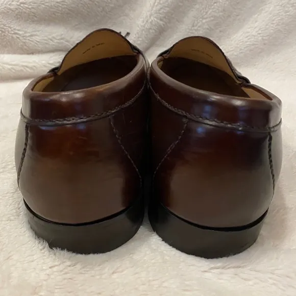 Men's Cole Haan City Pinch Slip-on HandSewn Leather Tassel Loafers Size 11 E EUC