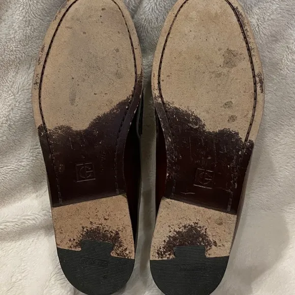 Men's Cole Haan City Pinch Slip-on HandSewn Leather Tassel Loafers Size 11 E EUC