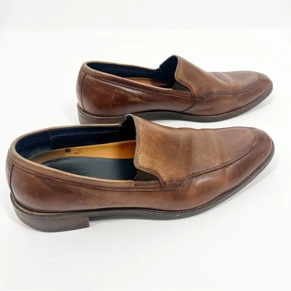 Men's Cole Haan Lenox Hill Venetian Slip On Brown Leather Loafers Size 11