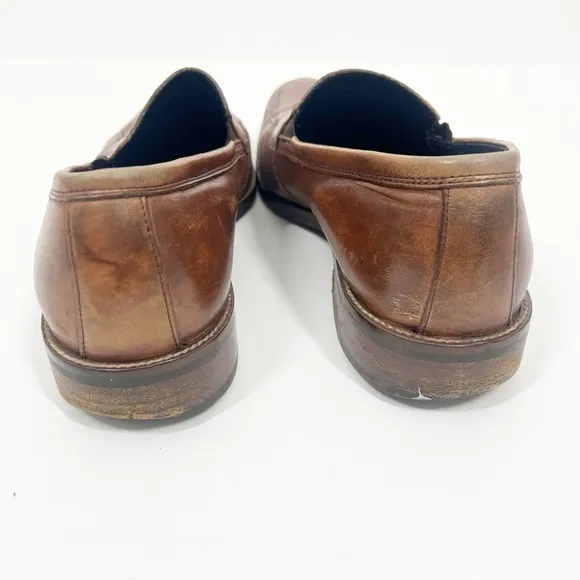Men's Cole Haan Lenox Hill Venetian Slip On Brown Leather Loafers Size 11