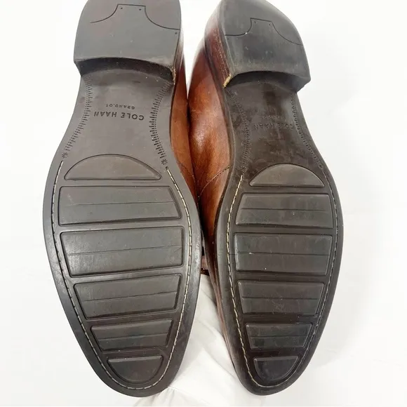 Men's Cole Haan Lenox Hill Venetian Slip On Brown Leather Loafers Size 11