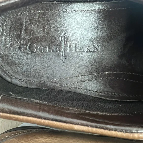 Men’s Cole Haan Nike Air Slip On Leather Loafers Size 8.5M