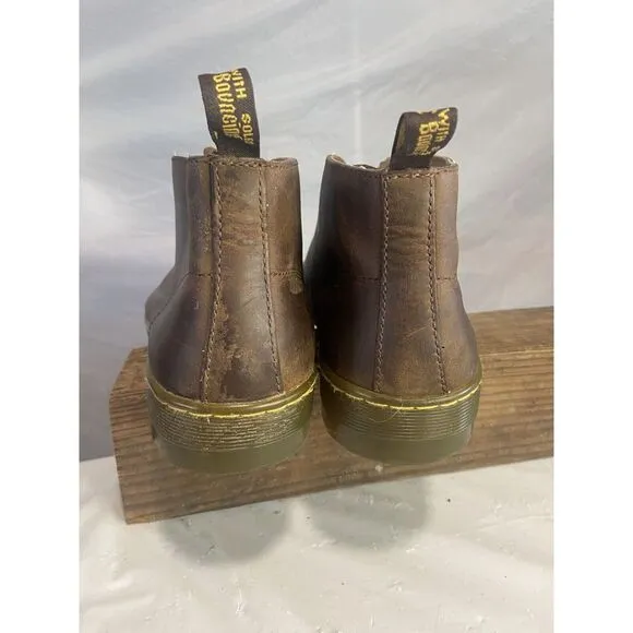 Men's Dr. Martin  Brown Leather‎ Cabrillo Crazy Horse Desert Boots-Size 12M