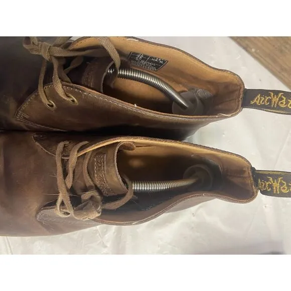 Men's Dr. Martin  Brown Leather‎ Cabrillo Crazy Horse Desert Boots-Size 12M