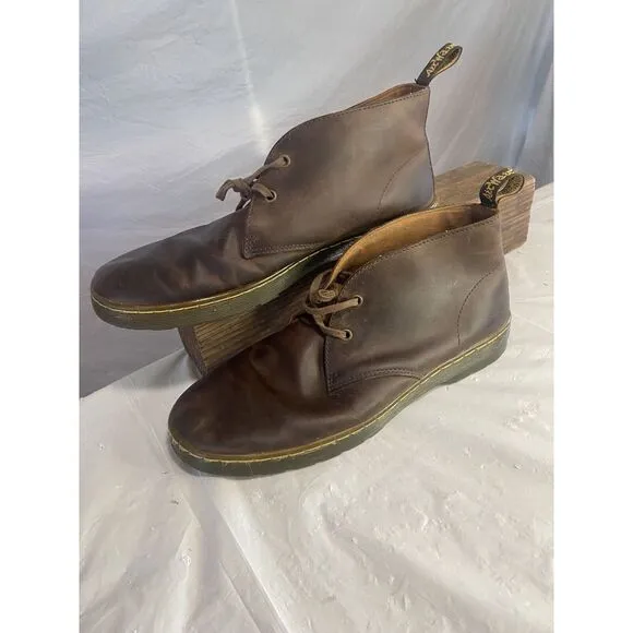 Men's Dr. Martin  Brown Leather‎ Cabrillo Crazy Horse Desert Boots-Size 12M