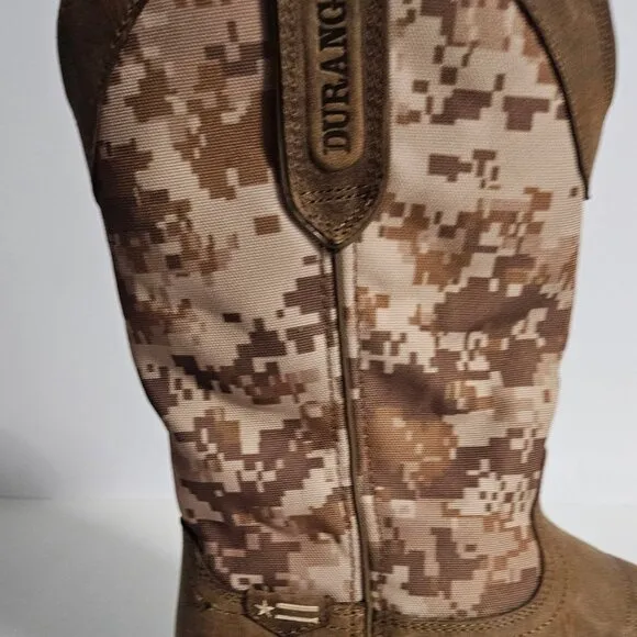 Men's Durango Rebel Desert Camo Western Boots -  10.5 - USED