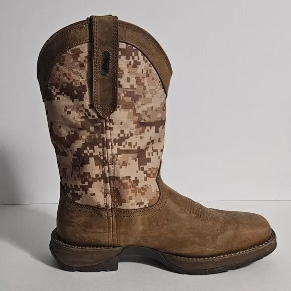 Men's Durango Rebel Desert Camo Western Boots -  10.5 - USED