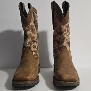 Men's Durango Rebel Desert Camo Western Boots -  10.5 - USED