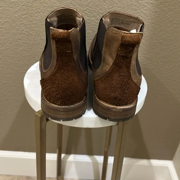 Men's Florsheim, Chalet Gore Brown Leather Boots