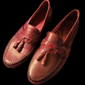 Mens Forte Moda Leather Loafers with Tassels