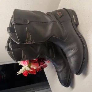 Mens HARLEY DAVIDSON leather boots (sz 10.5W)