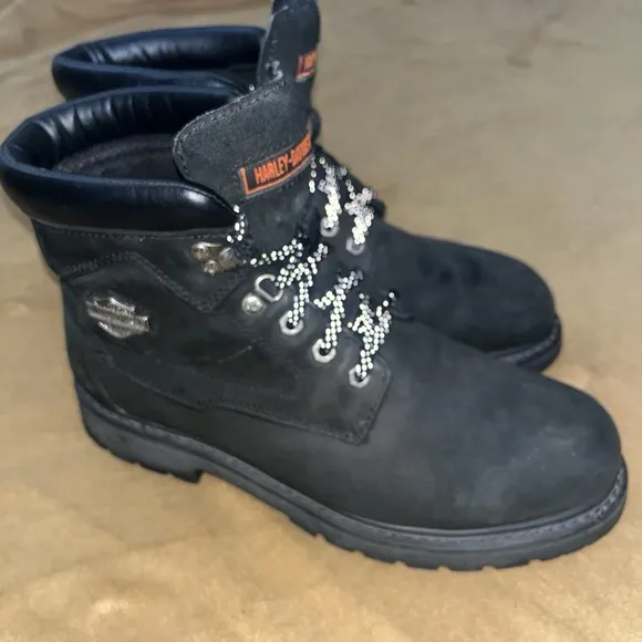 Mens Harley-Davidson Motorcycle 91005 Badlands Wolverine Riding Biker Boots 11
