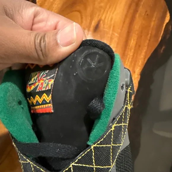 Men's Nike Air Raid Peace Urban Jungle DS Dark Grey Black Red Green Size 13