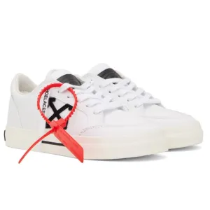 Men’s OFF WHITE Low Vulcanized Canvas Sneakers (Size 42)